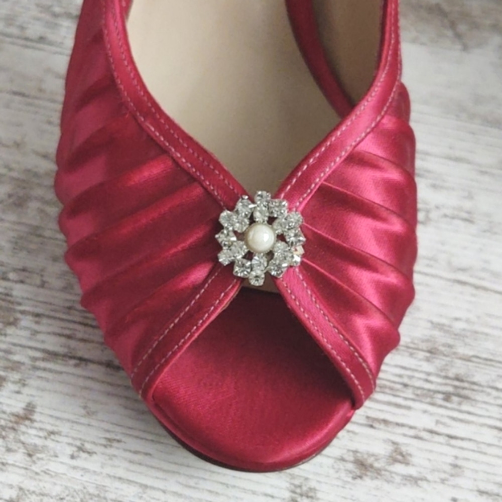 Pink Paradox London Rhinestone Pumps - Picture 2 of 16